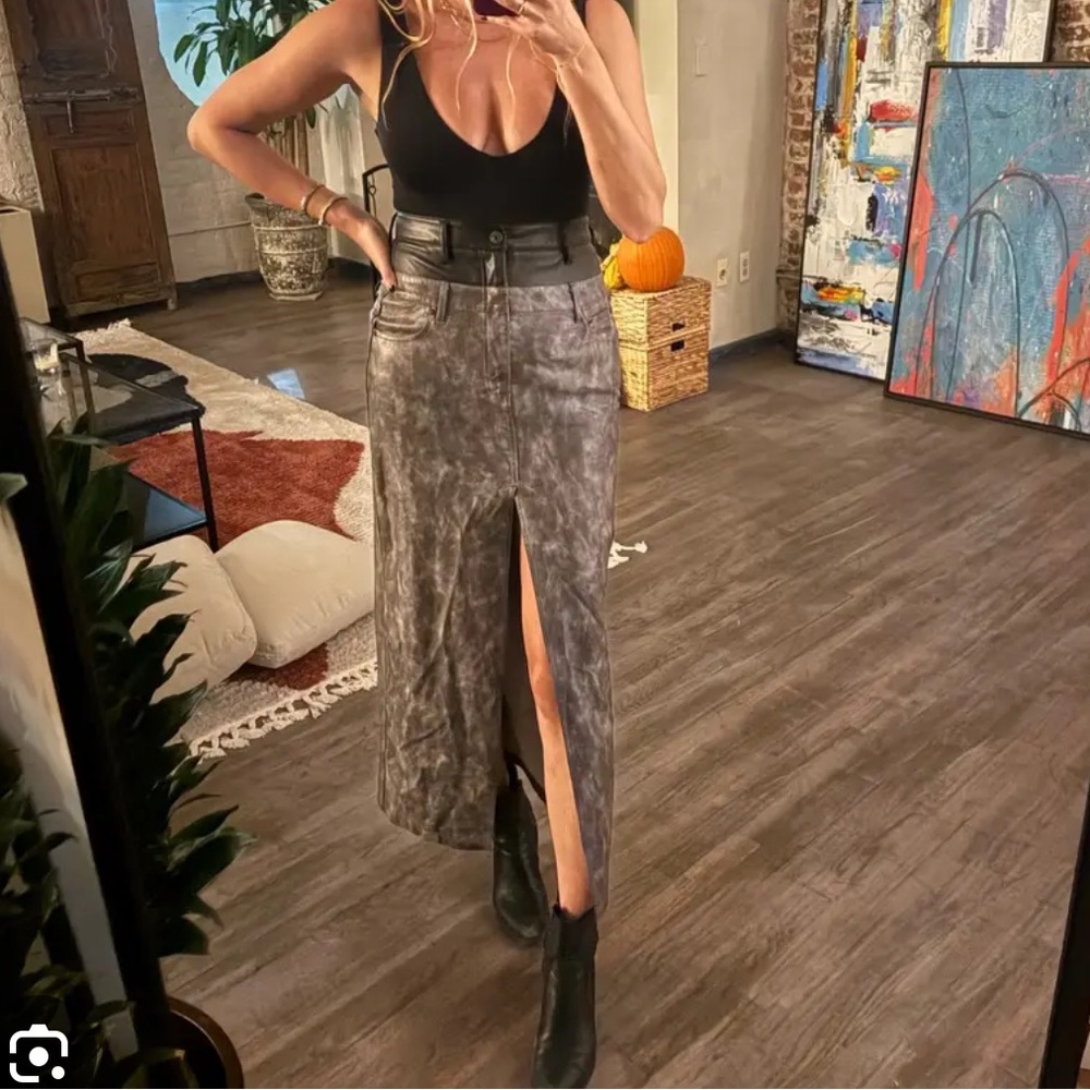 AFRM Easton Double Maxi Skirt